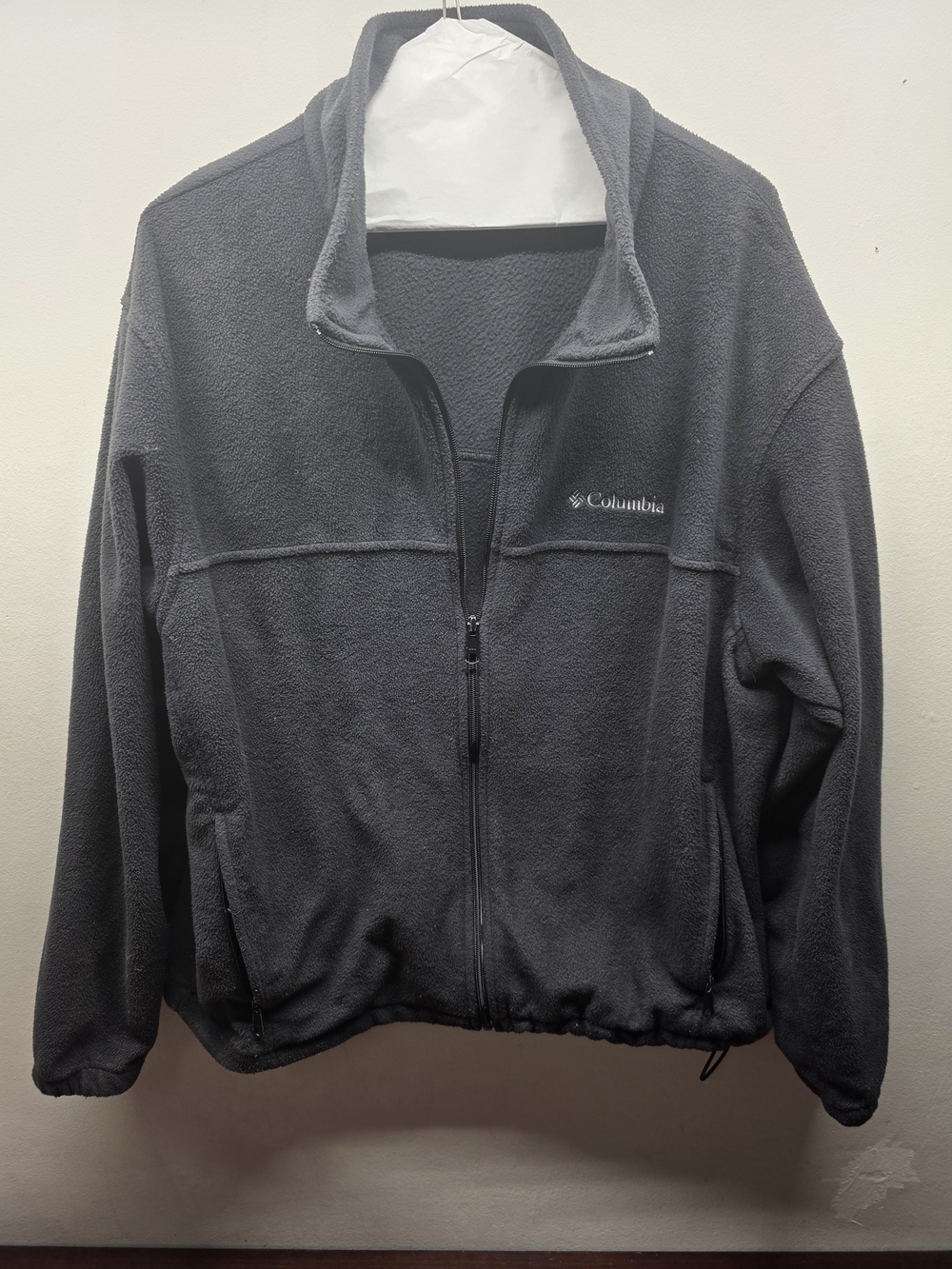 Columbia Dark Gray Full-Zip Lightweight Fleece Jacket